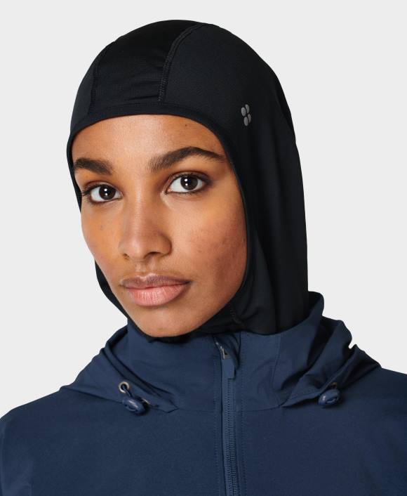Black Sweaty Betty Women Training Hijab B4JV781