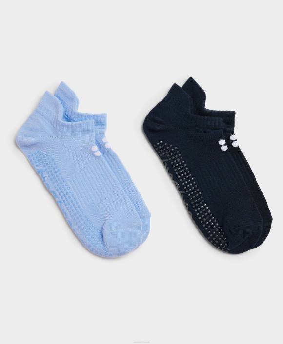 Breeze Blue Sweaty Betty Women Barre Gripper Socks 2 Pack B4JV308