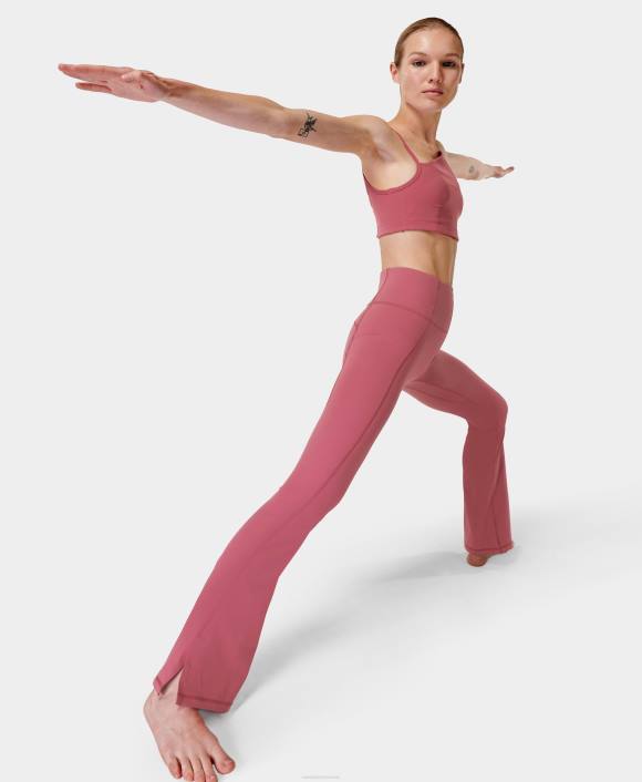 Ambient Pink Sweaty Betty Women Super Soft Flare Yoga Pants B4JV556