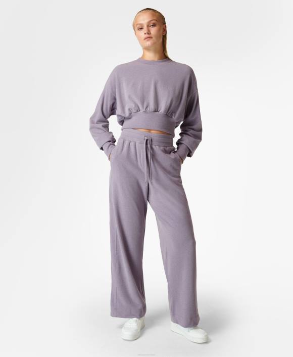 Twilight Purple Sweaty Betty Women Serene Luxe Fleece Pants B4JV1031